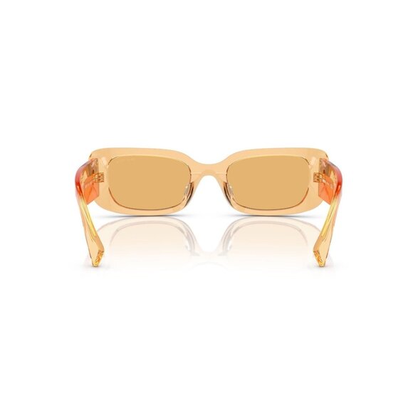 New MIU MIU Orange Rectangle SMU 08Y 12M-10B Sunglasses Women - Picture 5 of 6